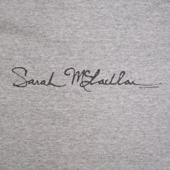Vintage 90s Sarah McLachlan Music Tagged Large Fits Small Short Sleeve T-Shirt - Picture 12 of 12
